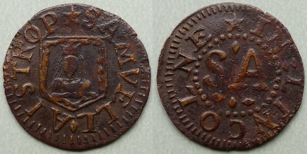 Lincoln, Samuell Aistrop farthing Lincoln, Samuell Aistrop farthing